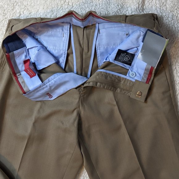 Louis Raphael Rosso Flat Front Dress Pant - Picture 8 of 9